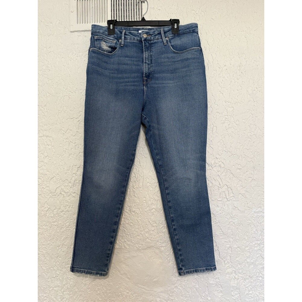 GOOD AMERICAN GOOD CURVE SKINNY  WOMENS JEANS SIZE 15